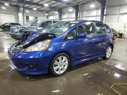 Salvage cars for sale at Ham Lake, MN auction: 2010 Honda FIT Sport