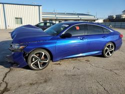 Salvage cars for sale from Copart Tulsa, OK: 2022 Honda Accord Sport