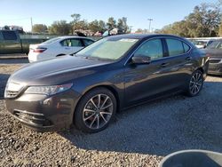 Vehiculos salvage en venta de Copart Riverview, FL: 2015 Acura TLX Tech