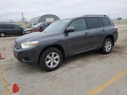 Salvage cars for sale from Copart Wichita, KS: 2010 Toyota Highlander