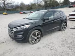 Salvage cars for sale at Madisonville, TN auction: 2016 Hyundai Tucson Limited