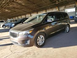 KIA Sedona lx Vehiculos salvage en venta: 2016 KIA Sedona LX