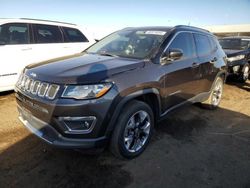 Salvage cars for sale at Brighton, CO auction: 2018 Jeep Compass Limited