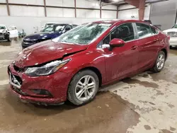 2018 Chevrolet Cruze LT en venta en Lansing, MI