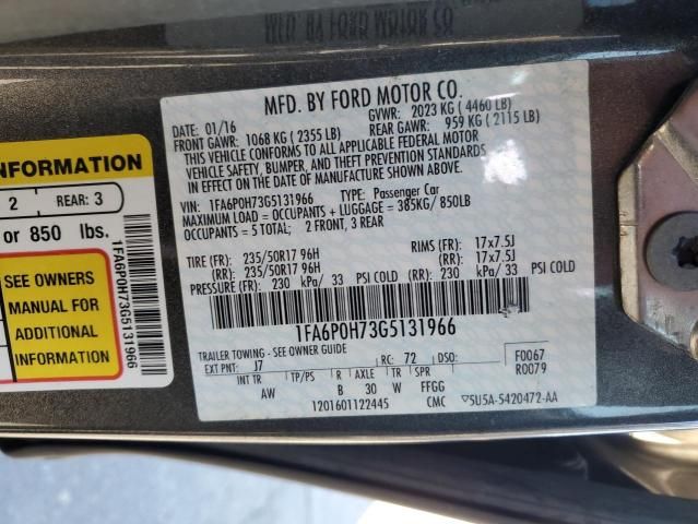 2016 Ford Fusion SE