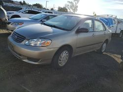 Toyota salvage cars for sale: 2004 Toyota Corolla CE