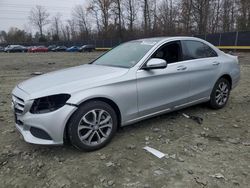 Mercedes-Benz salvage cars for sale: 2017 Mercedes-Benz C 300 4matic