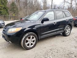 Salvage cars for sale from Copart Northfield, OH: 2009 Hyundai Santa FE SE