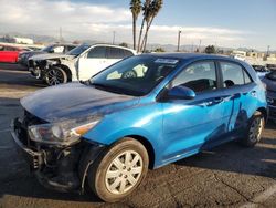 Salvage cars for sale at Van Nuys, CA auction: 2022 KIA Rio S