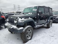 Salvage cars for sale from Copart Elgin, IL: 2010 Jeep Wrangler Unlimited Sport