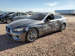 Infiniti salvage cars for sale: 2020 Infiniti Q50 Pure