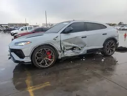 Salvage cars for sale at Grand Prairie, TX auction: 2023 Lamborghini Urus Performante