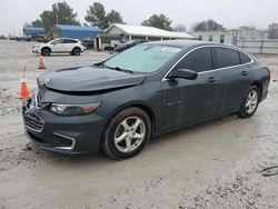 Chevrolet salvage cars for sale: 2017 Chevrolet Malibu LS