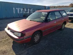 Salvage cars for sale at Anderson, CA auction: 1991 Subaru Legacy L