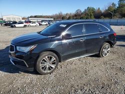 Salvage cars for sale at Memphis, TN auction: 2017 Acura MDX Technology