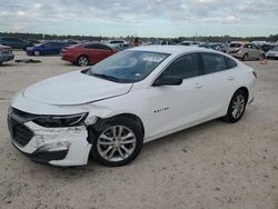 Salvage cars for sale at Houston, TX auction: 2022 Chevrolet Malibu LT