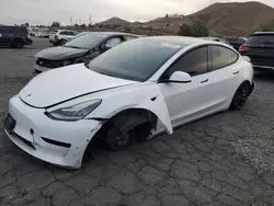 Salvage cars for sale at Colton, CA auction: 2020 Tesla Model 3