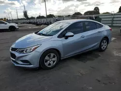 Chevrolet salvage cars for sale: 2018 Chevrolet Cruze LS