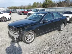 Salvage cars for sale at Memphis, TN auction: 2012 Mercedes-Benz C 250