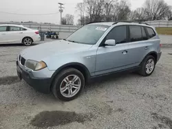 Salvage cars for sale at Gastonia, NC auction: 2005 BMW X3 3.0I