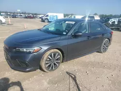 Salvage cars for sale at Houston, TX auction: 2022 Honda Civic EX