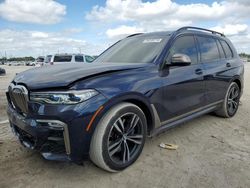 Salvage cars for sale at West Palm Beach, FL auction: 2021 BMW X7 M50I