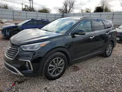 2018 Hyundai Santa FE SE en venta en Oklahoma City, OK