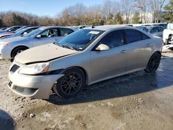 Salvage cars for sale at North Billerica, MA auction: 2009 Pontiac G6