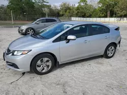 Salvage cars for sale at Fort Pierce, FL auction: 2014 Honda Civic LX