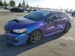 Salvage cars for sale at Rancho Cucamonga, CA auction: 2015 Subaru WRX