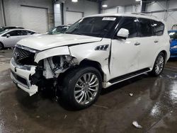 Salvage cars for sale at Ham Lake, MN auction: 2015 Infiniti QX80