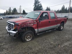 Ford salvage cars for sale: 2001 Ford F250 Super Duty