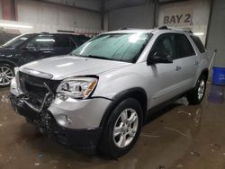 Salvage cars for sale at Elgin, IL auction: 2010 GMC Acadia SLE