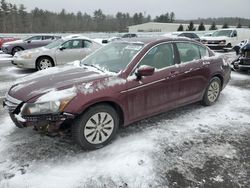 Salvage cars for sale at Windham, ME auction: 2012 Honda Accord LX