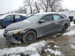 Salvage cars for sale at Bridgeton, MO auction: 2016 Toyota Camry LE