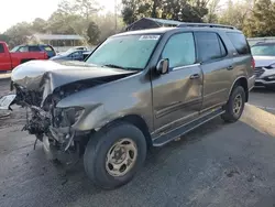 Salvage cars for sale at Savannah, GA auction: 2004 Toyota Sequoia SR5