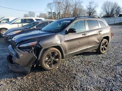 Salvage cars for sale at Gastonia, NC auction: 2017 Jeep Cherokee Sport