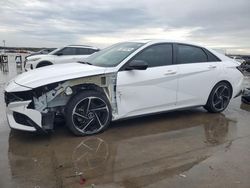 Salvage cars for sale at Grand Prairie, TX auction: 2022 Hyundai Elantra N Line