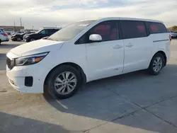 KIA Sedona salvage cars for sale: 2017 KIA Sedona L