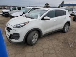 Salvage cars for sale at Woodhaven, MI auction: 2018 KIA Sportage LX