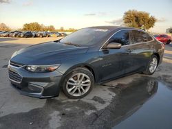 Chevrolet salvage cars for sale: 2017 Chevrolet Malibu LT