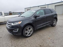 Salvage cars for sale at Kansas City, KS auction: 2015 Ford Edge Titanium