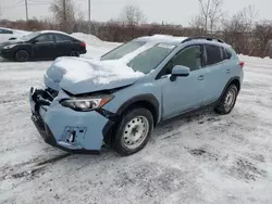 Salvage cars for sale at Montreal Est, QC auction: 2020 Subaru Crosstrek Premium