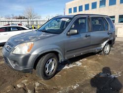 Salvage SUVs for sale at auction: 2005 Honda CR-V LX