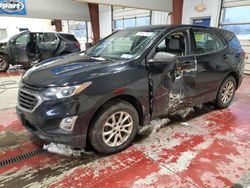 Salvage cars for sale from Copart Angola, NY: 2018 Chevrolet Equinox LS