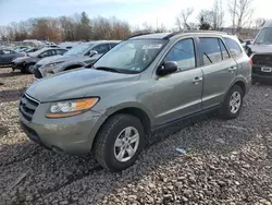 Salvage cars for sale from Copart Chalfont, PA: 2009 Hyundai Santa FE GLS