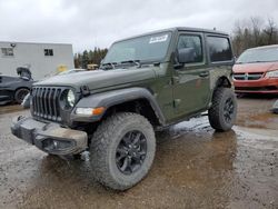 Salvage cars for sale at Cookstown, ON auction: 2021 Jeep Wrangler Sport