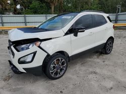 Ford salvage cars for sale: 2019 Ford Ecosport SES