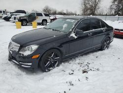 Mercedes-Benz salvage cars for sale: 2012 Mercedes-Benz C 300 4matic