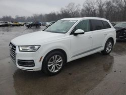 Salvage cars for sale at Ellwood City, PA auction: 2018 Audi Q7 Premium Plus